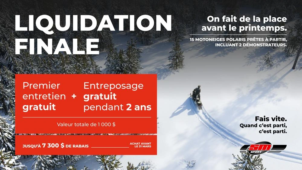 Liquidation Finale Motoneige alt