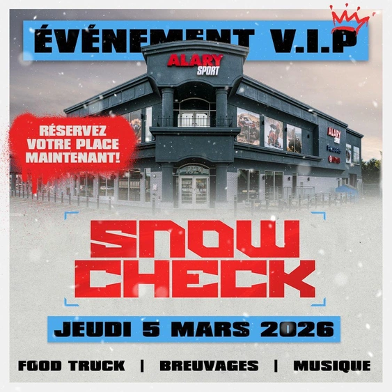 Événement V.I.P Snowcheck Alary Sport 2026 alt