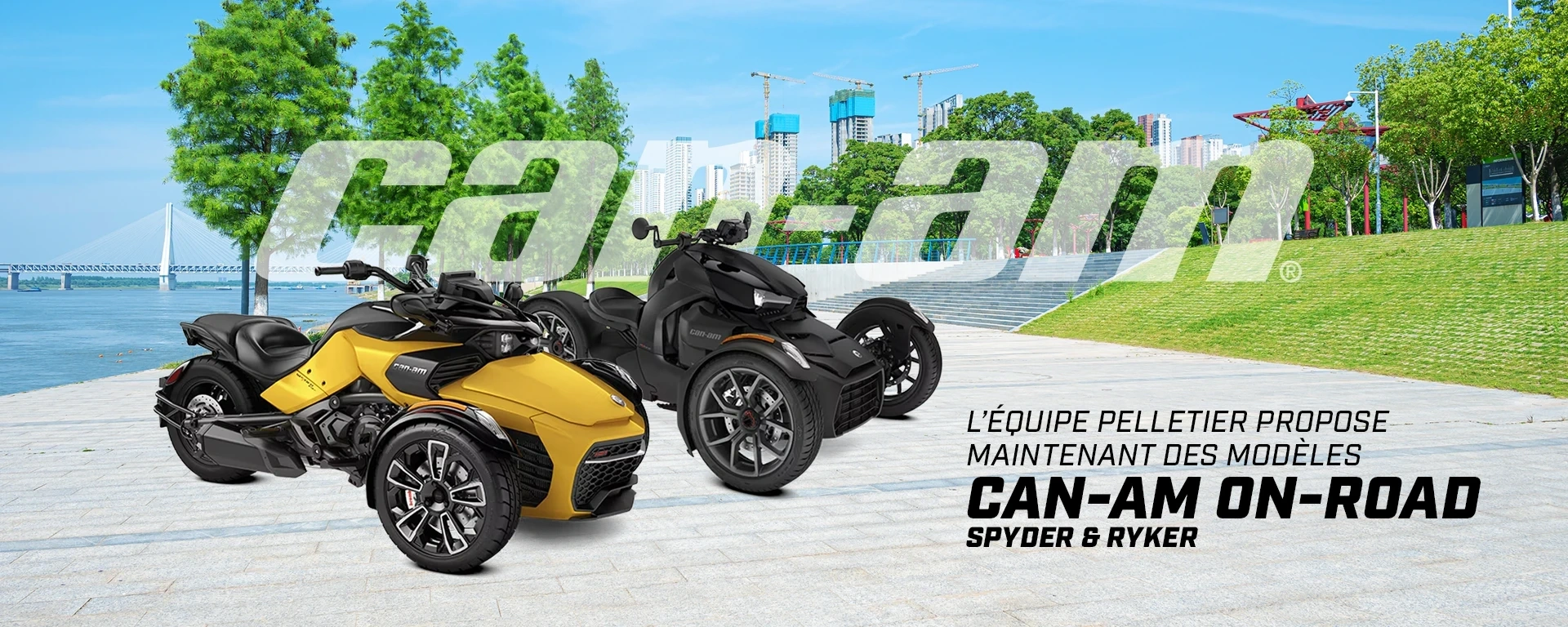 L’équipe Pelletier propose maintenant des modèles Can-Am On-Road (Spyder et Ryker). alt
