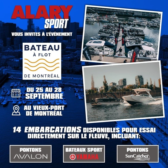 Alary Sport à l'évènement Bateau à Flot de Montréal 2025 alt