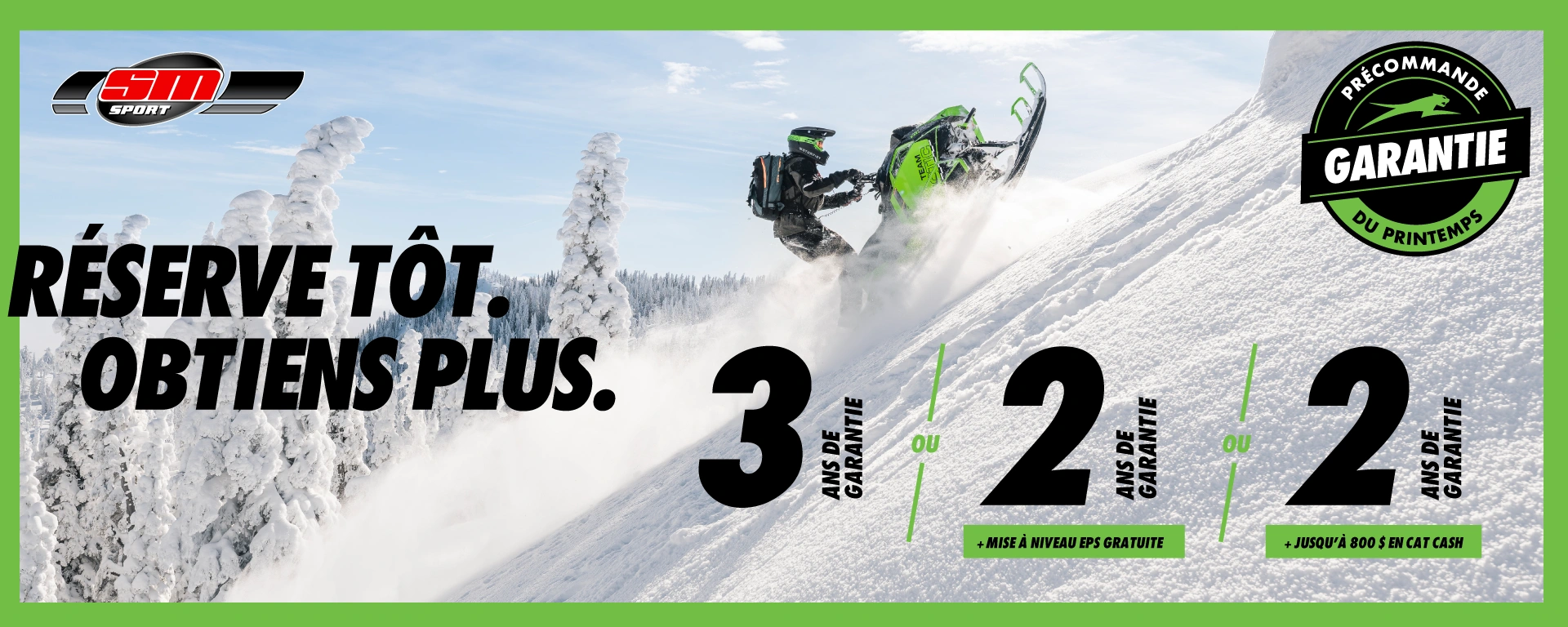 Pré-commande Motoneige Arctic Cat alt