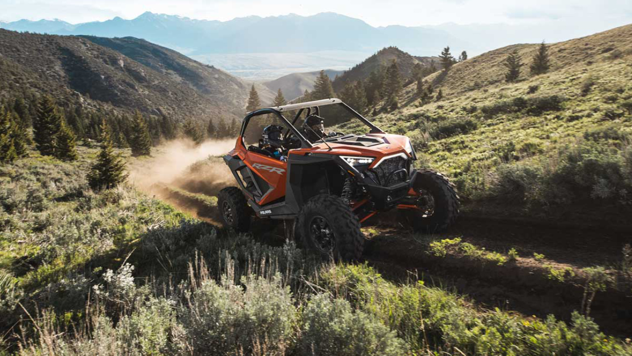 front side view of a Polaris RZR Pro XP Ultimate side-by-side