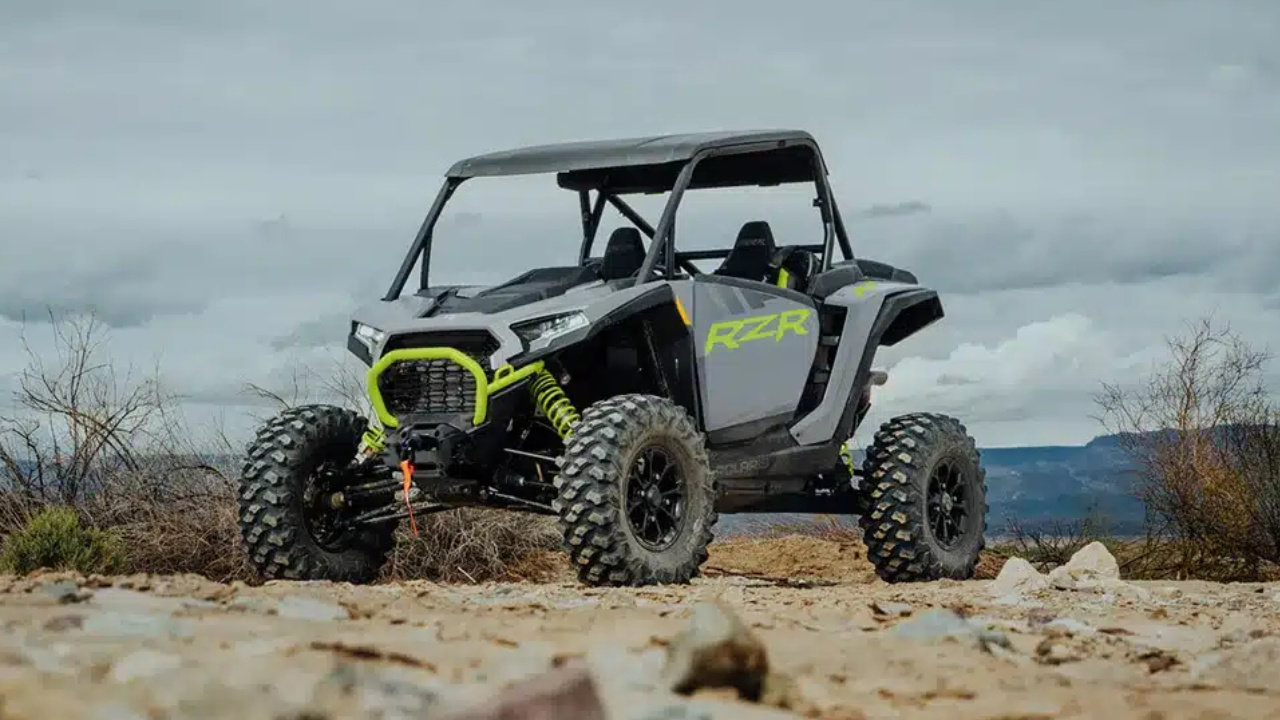 front side view of a Polaris RZR XP 1000 Ultimate side-by-side
