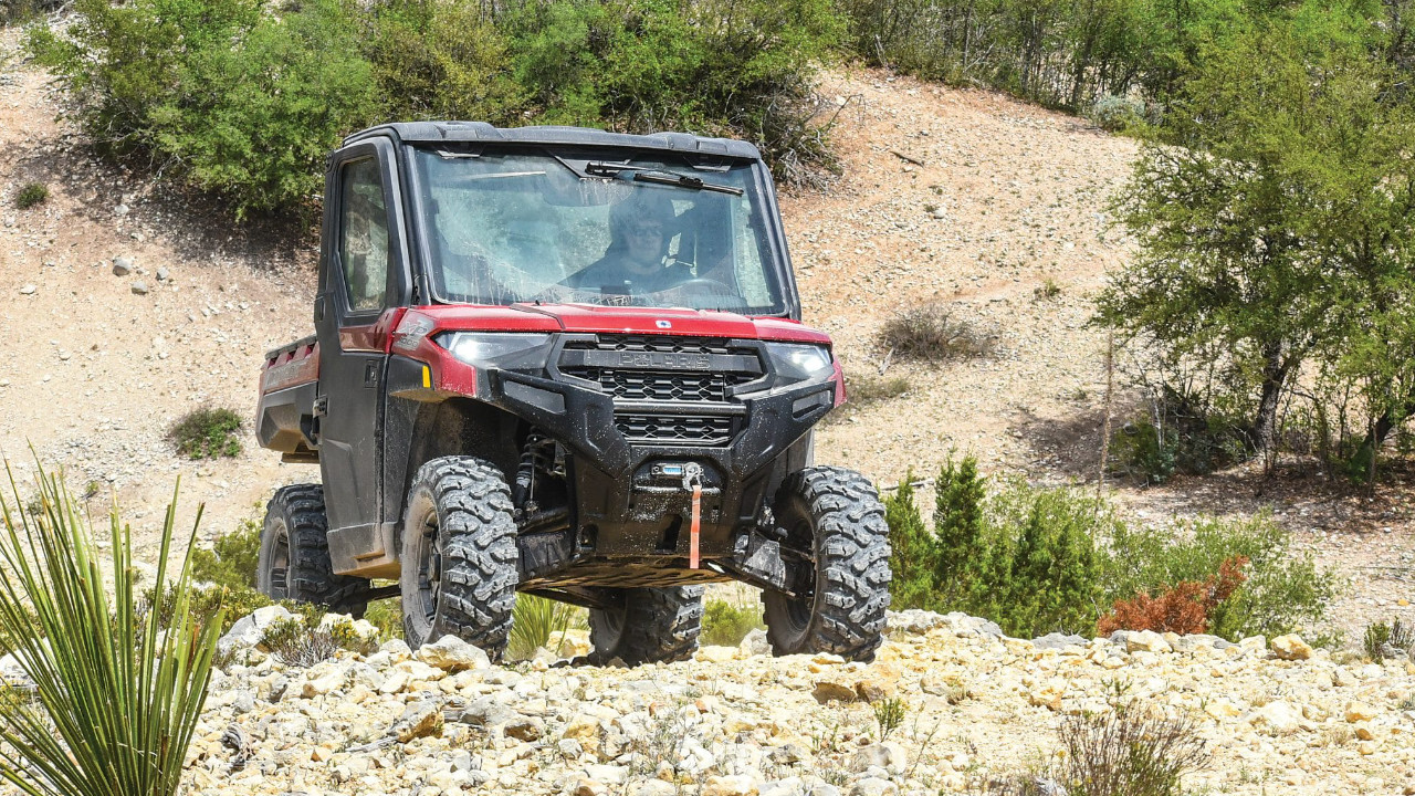 front side view of a Polaris Ranger XP 1000 Northstar Ultimate side-by-side