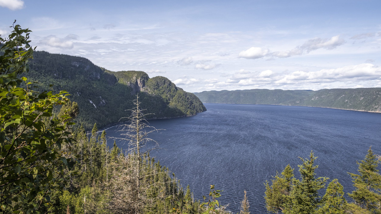 vue aérienne du Lac St-jean