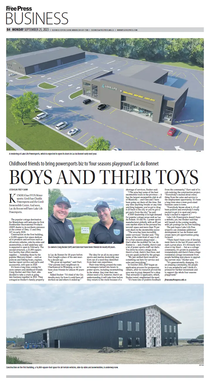 Boys and Their Toys – Winnipeg Free Press