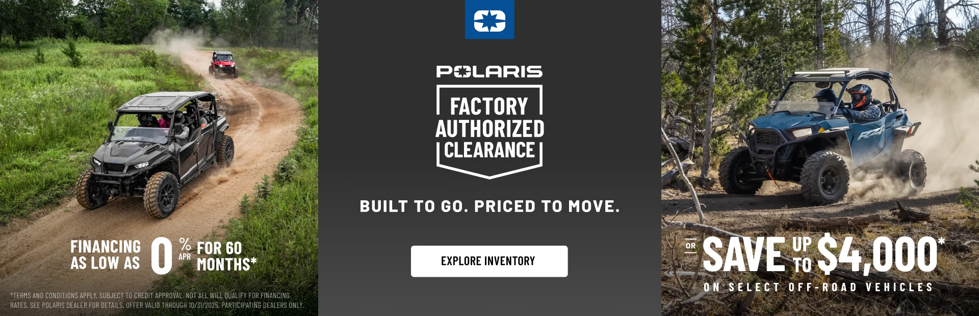 Factory Authorized Clearance Sales Event