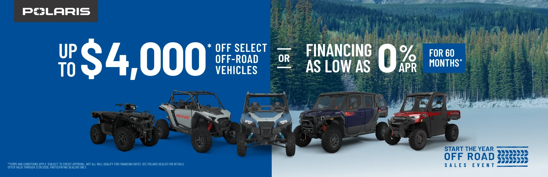 Start The Year Off-Road Sales Event alt