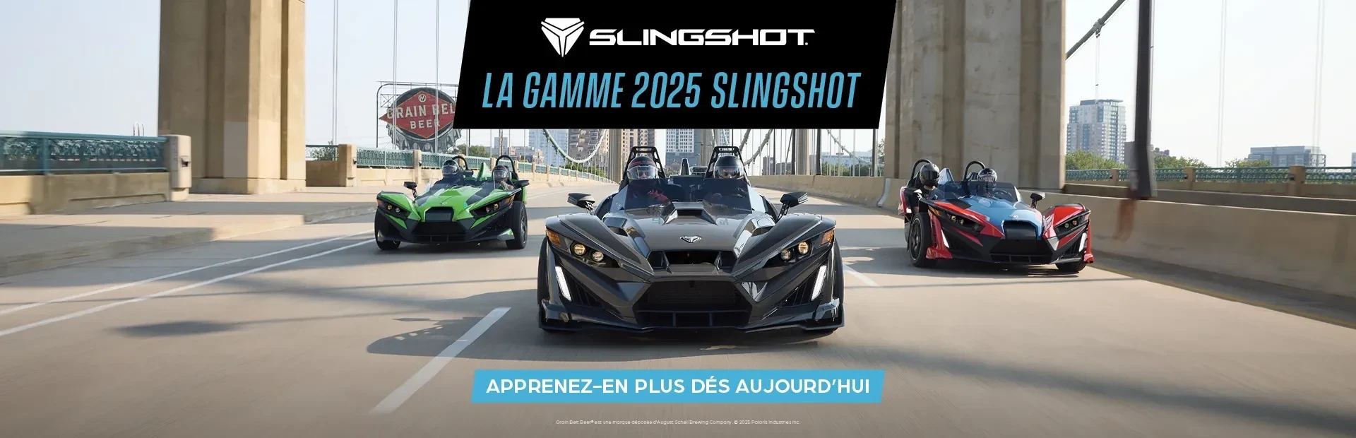 Nouvelle gamme Slingshot MY25.