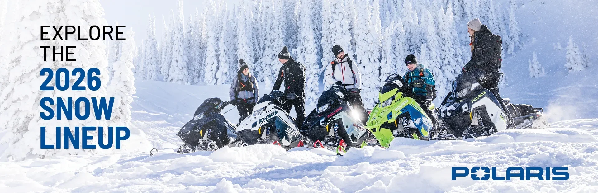 Explore the 2026 Polaris Snowmobile Lineup
