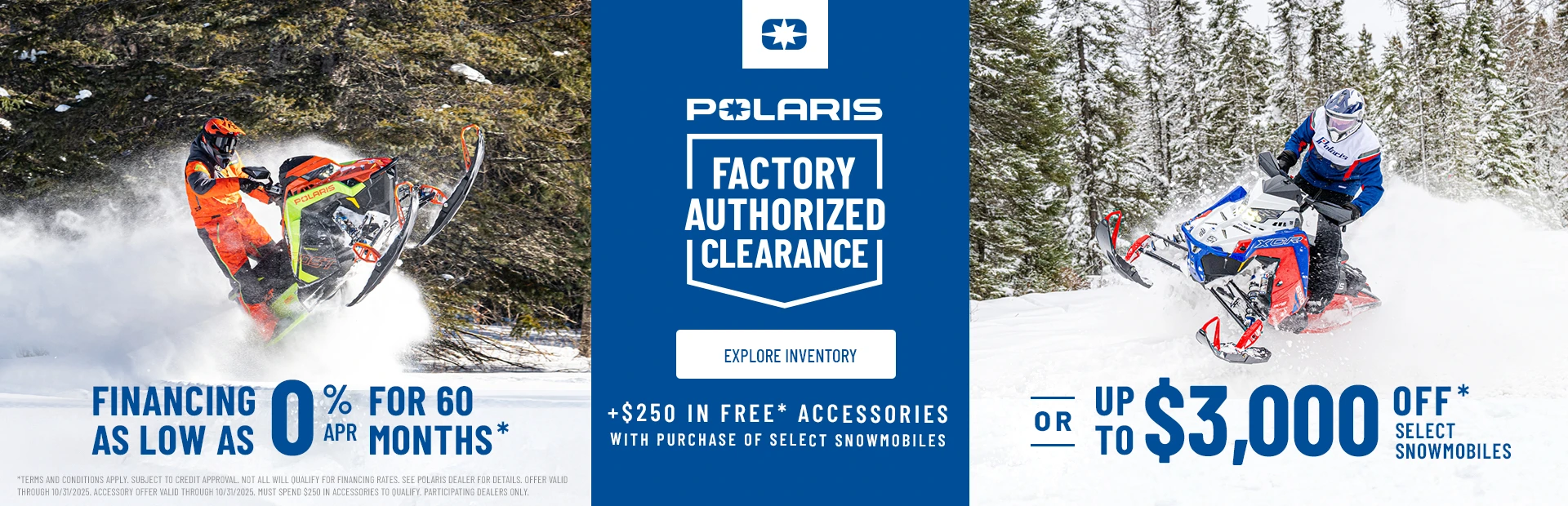 Factory Authorized Clearance alt