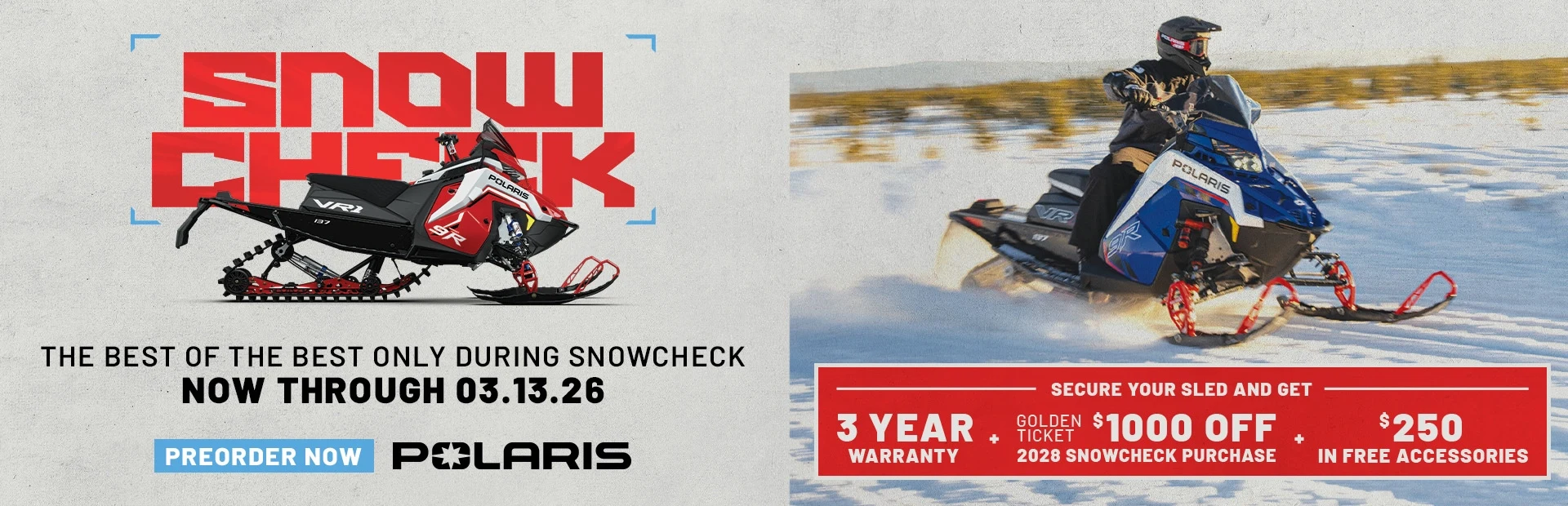 SnowCheck - Polaris Snowmobiles alt