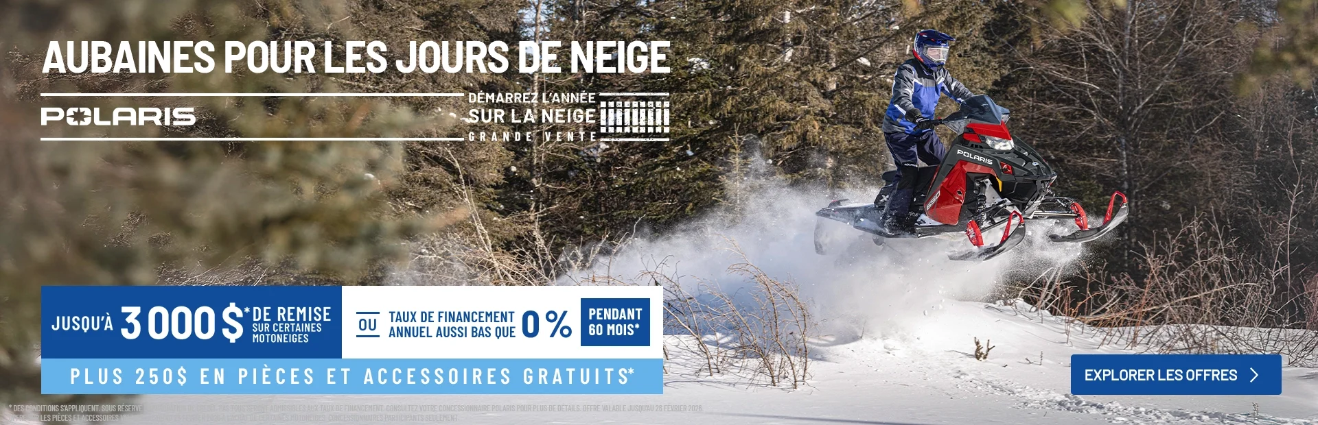 Commencez l'année sur la neige - Motoneiges Polaris alt