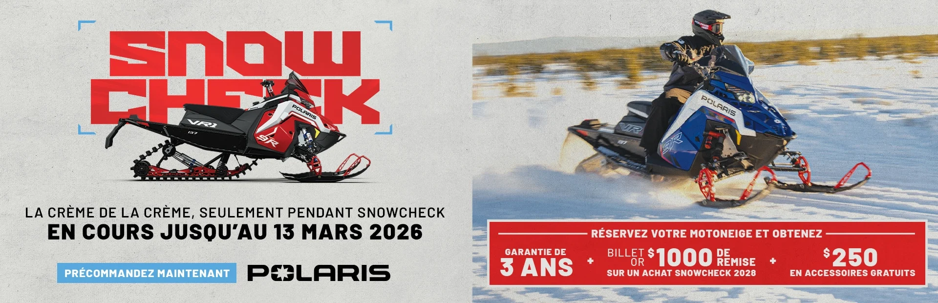 SnowCheck - Motoneiges Polaris alt