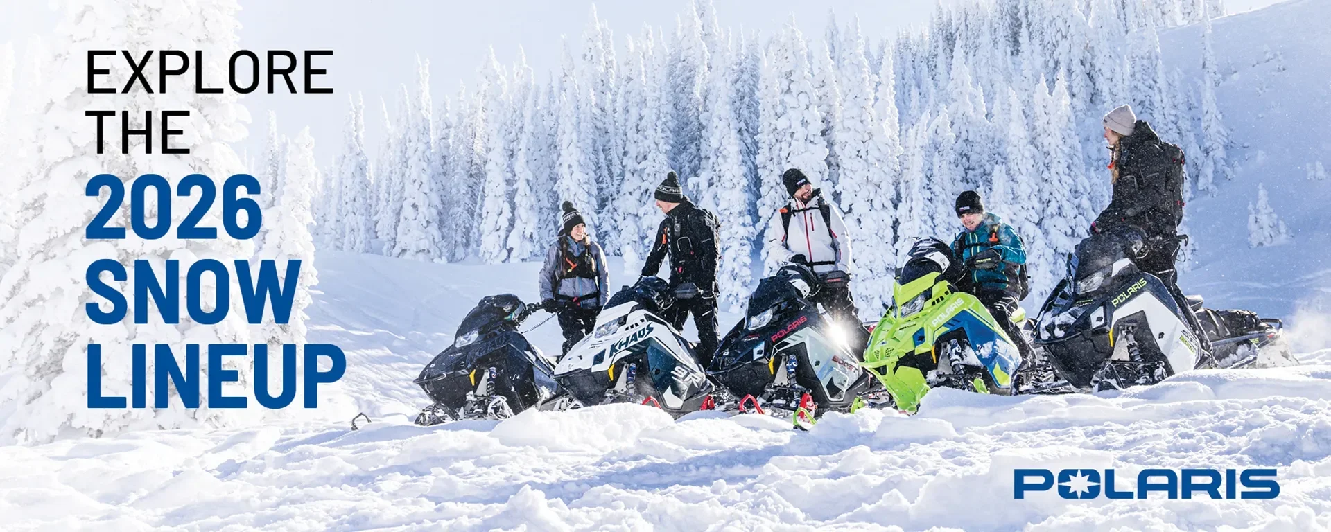 Explore the 2026 Polaris Snowmobile Lineup alt