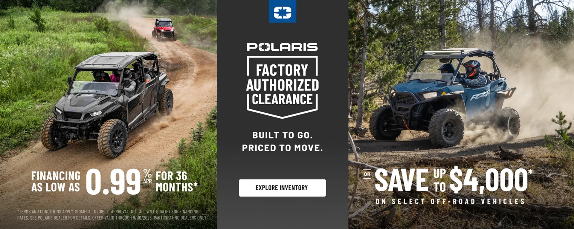 Factory Authorized Clearance Sales Event alt