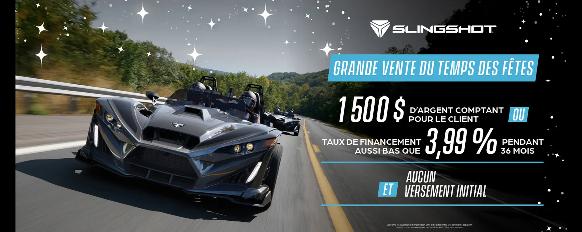 Promotion de financement à 3,99 % ou remise client de 1 500 $ alt