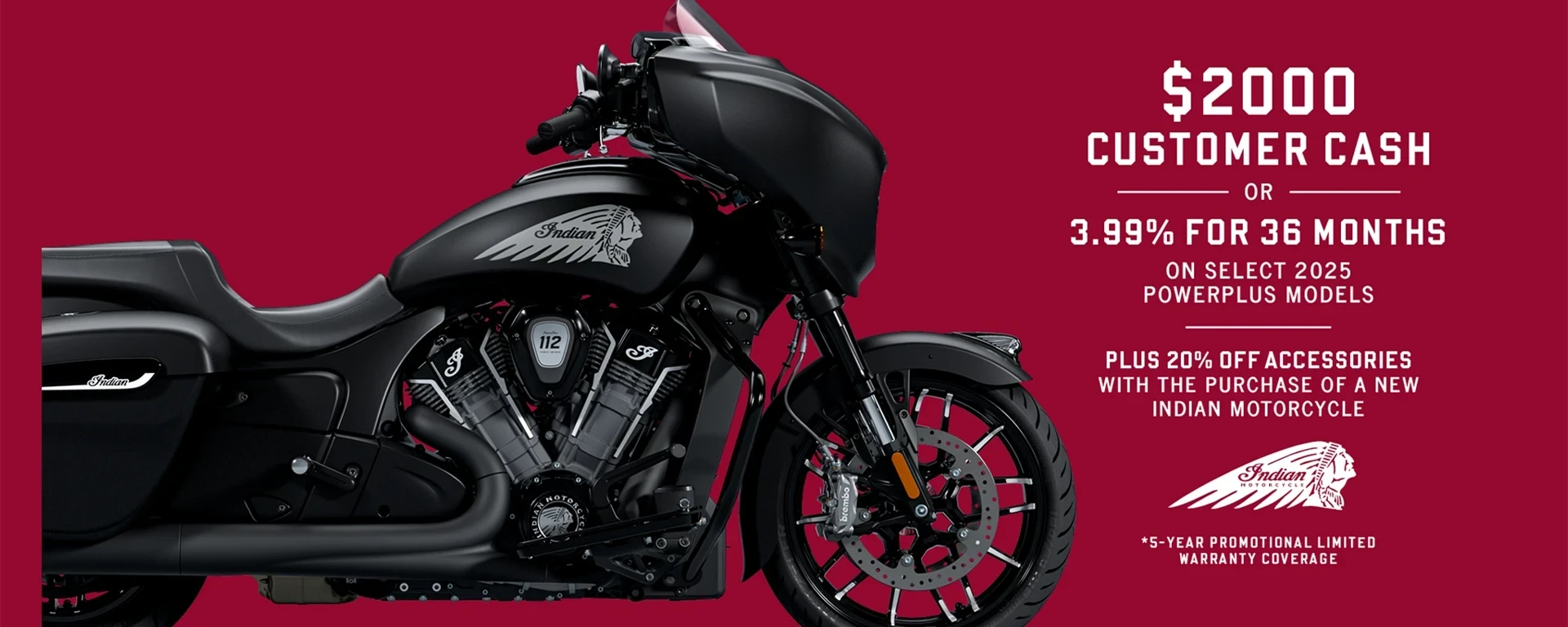 Promotion: Get up to $2000 Customer Cash or 3.99% for 36 months on select 2025 PowerPlus Models alt