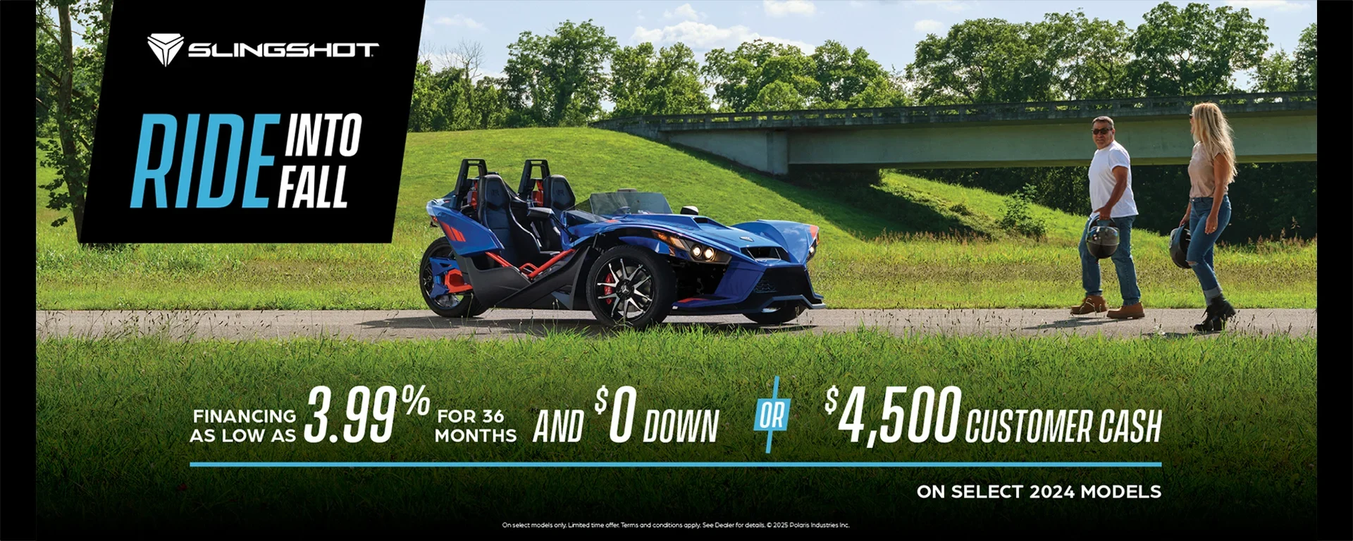 Promotion of 3.99% financing OR $4,500 Customer Cash alt