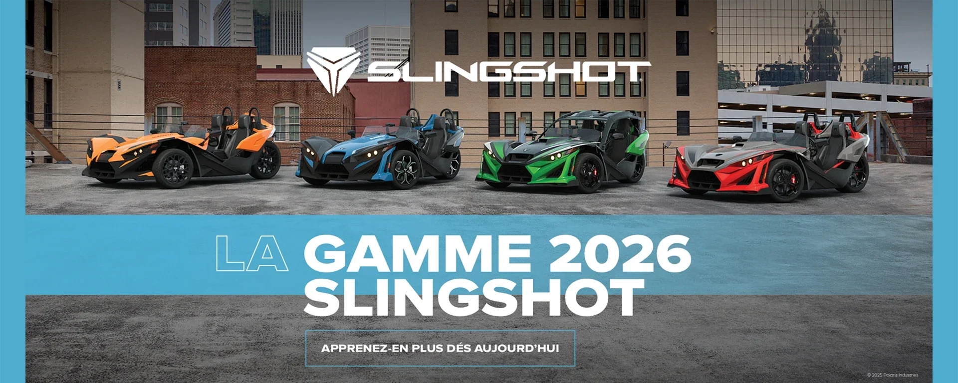 La gamme Slingshot 2026 alt