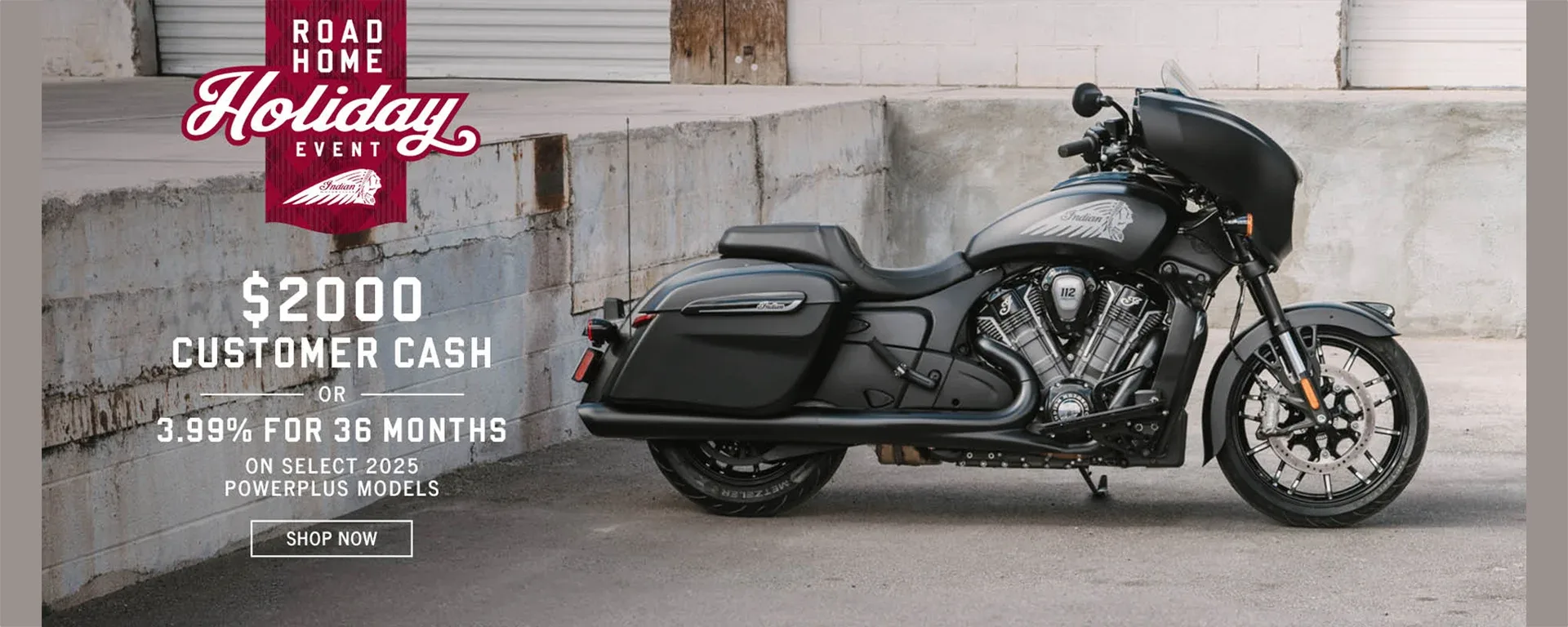 Get up to $2000 Customer Cash on select 2025 Heavyweight Models alt