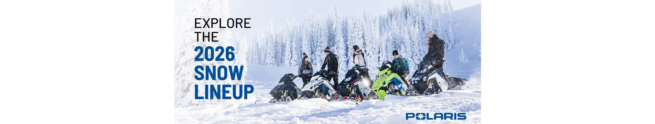 Explore the 2026 Polaris Snowmobile Lineup