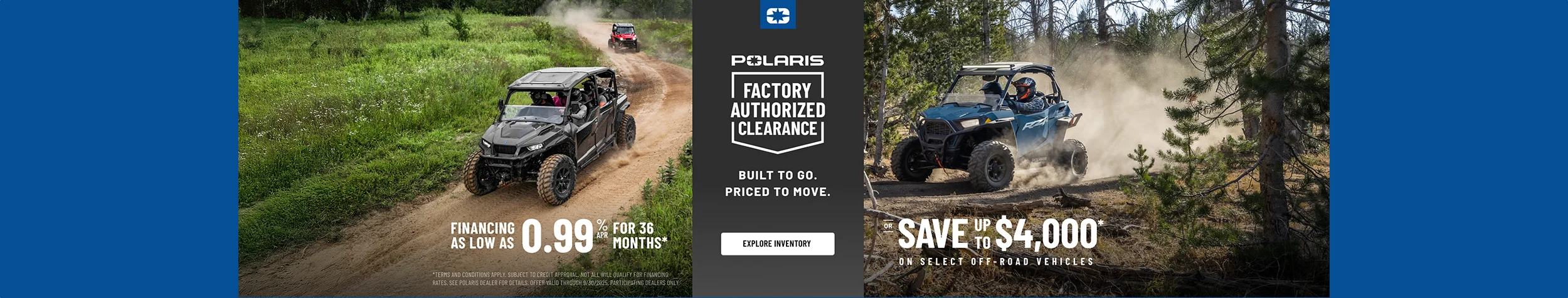 Factory Authorized Clearance Sales Event