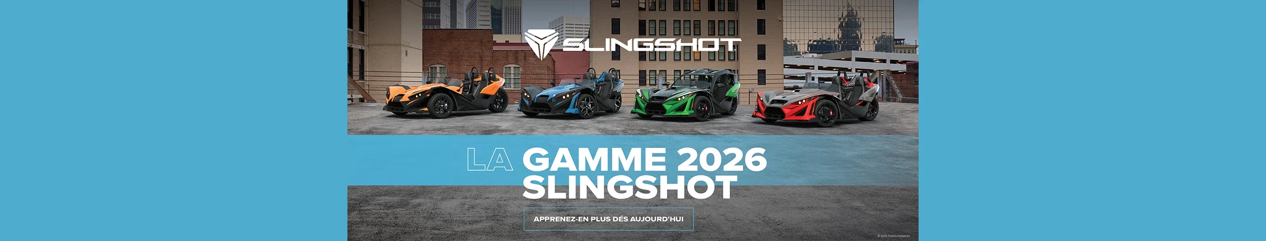 La gamme Slingshot 2026