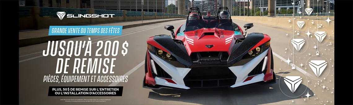 Jusqu'a 200 $ de remise pieces, equipement et accessoires, plus 50 $ de remise sur l'entretien ou l'installation d'accessoires