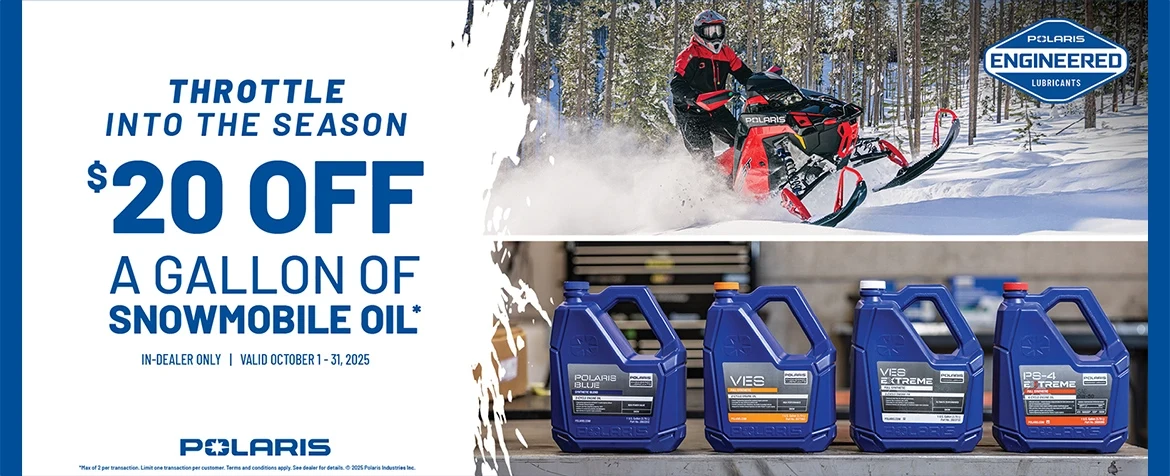 Throttle Into the Season - $20 Off