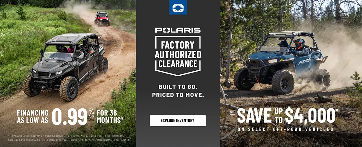 Factory Authorized Clearance Sales Event