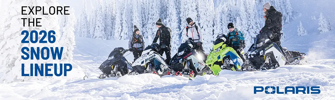 Explore the 2026 Polaris Snowmobile Lineup