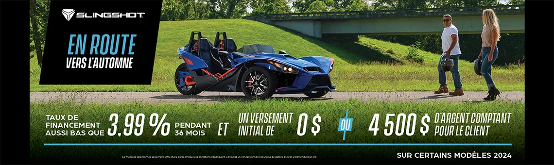 Promotion de financement à 3,99 % OU remise de 4 500 $ au comptant